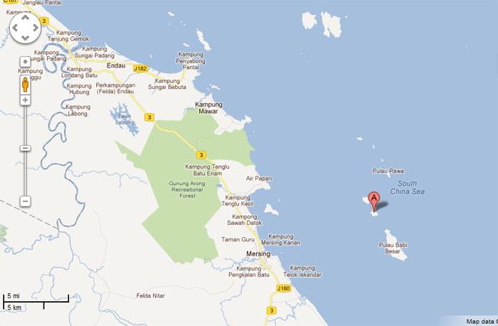 DaoTengahnhintuhaicangMersing