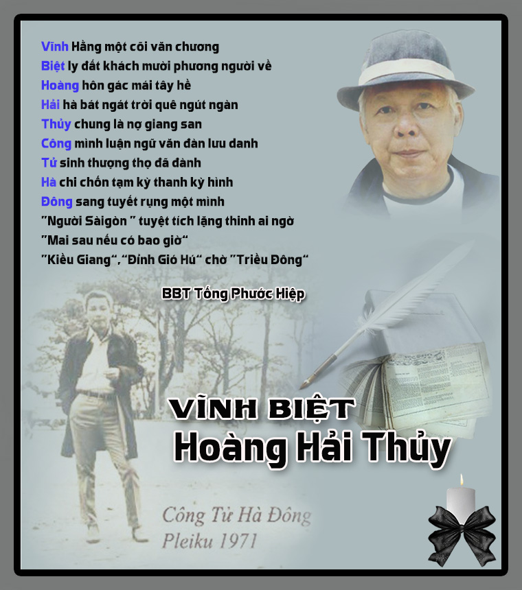 Songthy TienBiet NhaVanHoangHaiThuy