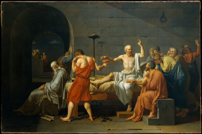 JaquesLouisDavid theDeathOfSocrates 1787