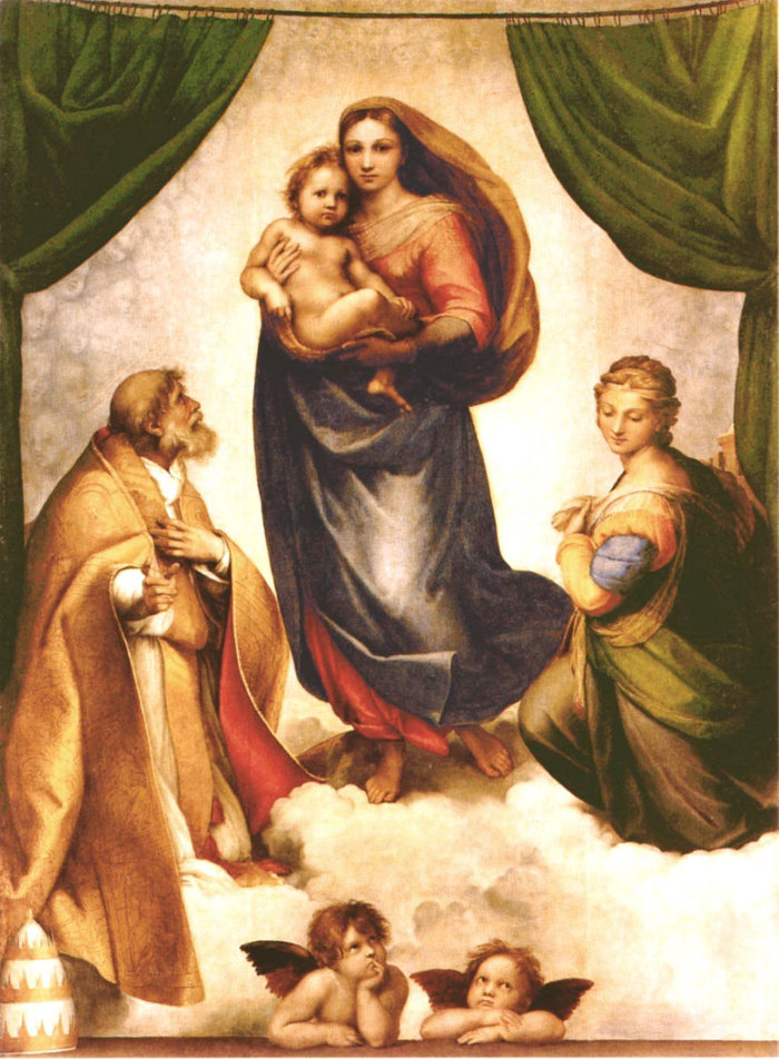 rafael sistine madonna grt