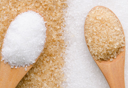 raw sugar va white sugar
