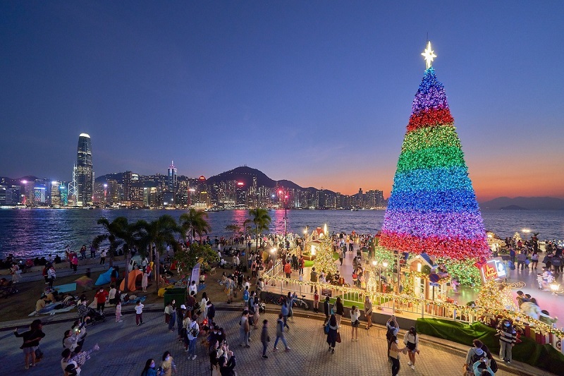 nhung khu cho giang sinh lung linh nhat 2025b